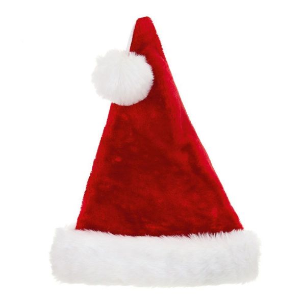 Deluxe Plush Santa Hat - 53cm