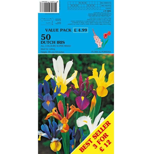 Iris Dutch Mixture - 50 Bulbs