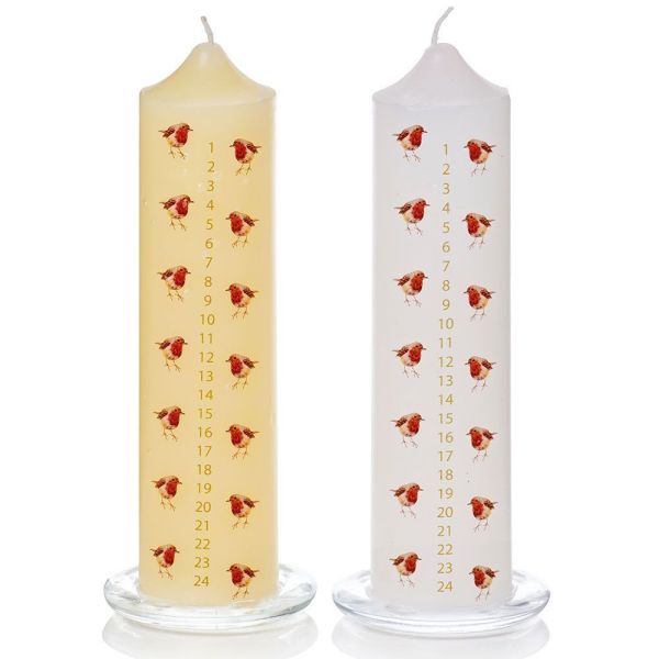 Robin Advent Candle