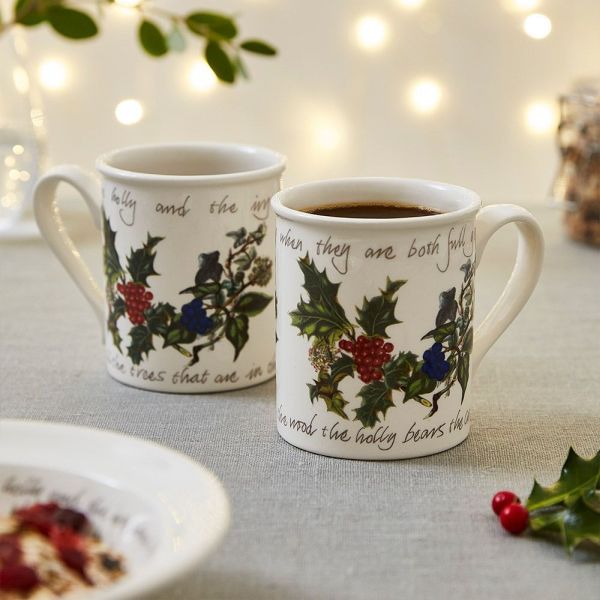 The Holly & The Ivy Breakfast Mug