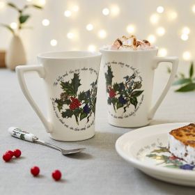 The Holly & The Ivy Mugs - Set of 2