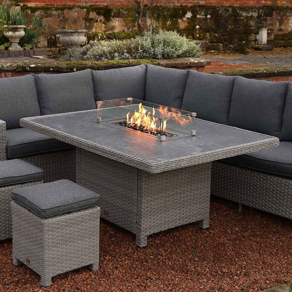 supremo fire pit table