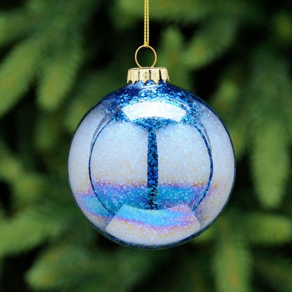 Iridescent Petrol Ball - 8cm