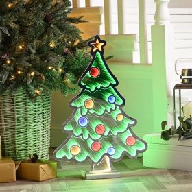 Infinity Tree Light With Wooden Base 60cm