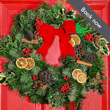 Decorate a Christmas Wreath Masterclass